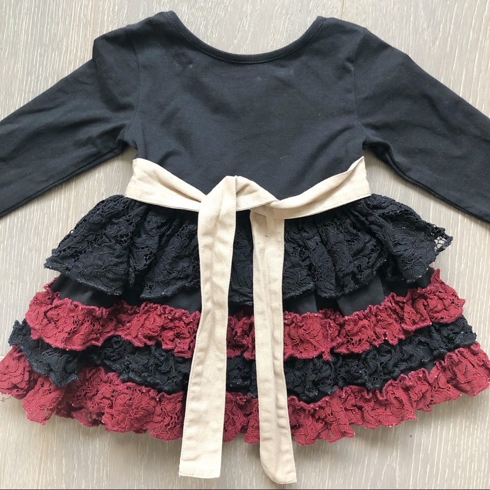 MUSTARD PIE 12m Ruffles Pant Set with Bow Size